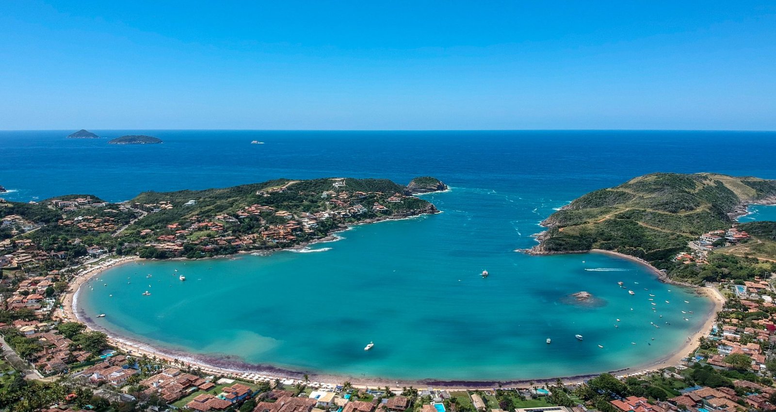 Praia da Ferradura em Armação de Búzios